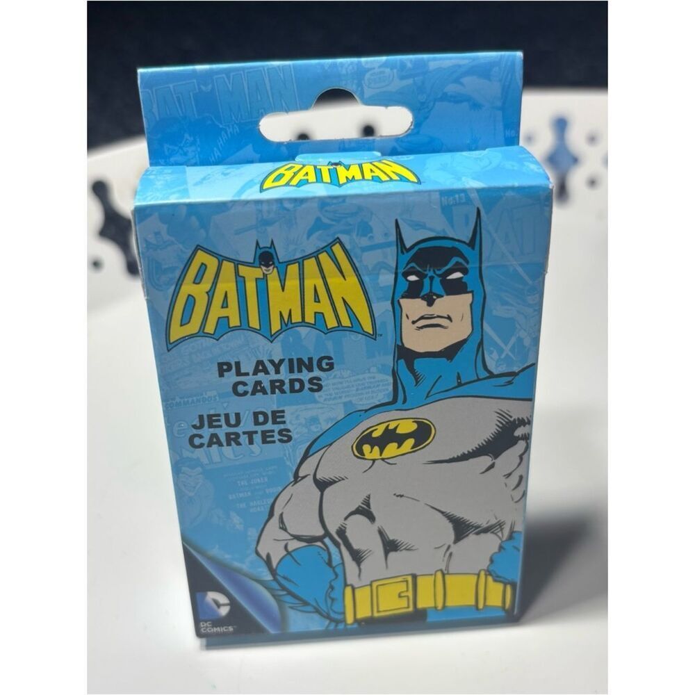 New Batman Playing Cards - Blue & Yellow Deck